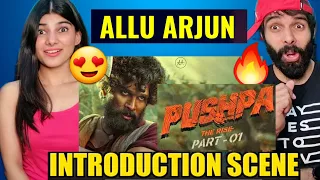 PUSHPA - INTRODUCTION SCENE REACTION!! | ALLU ARJUN | Sukumar Rashmika Mandanna