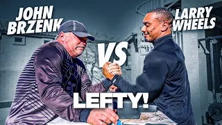 The GOAT John Brzenk vs Larry Wheels LEFTY!