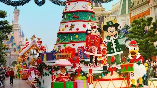 [4K] Disney Christmas Parade 2017-2019 - Disneyland Paris