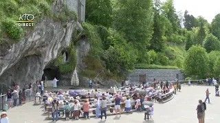 Chapelet du 16 mai 2022 à Lourdes