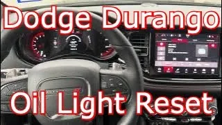 2023 Dodge Durango - Oil Light Maintenance Reset