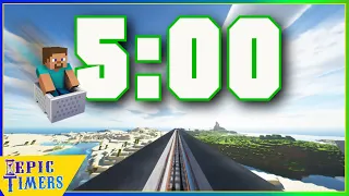 5 Minute Countdown Timer Minecraft Minecart with music