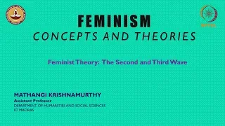 Feminist Theory:  The Second and Third Wave