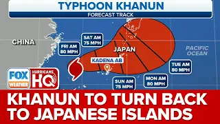 Typhoon Khanun Forecast To Turn Back And Hit Japanese Islands Again