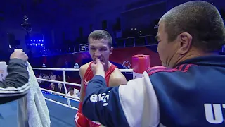 6 Ойбек Джураев   Хасанбой Латибохунов бой в категории 56 кг