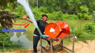 Amazing How to make free energy Water Pump | Auto Pump Deep Big River 24h/day NO Electricity