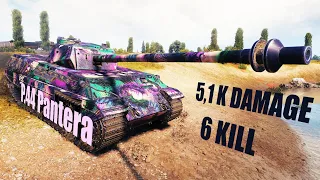 P.44 Pantera Italian Panther 6 Kills 5,1 K Damage World of Tanks
