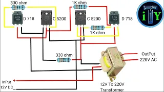 2500W Inverter Circuit Diagram|12V To 220V Inverter|Inverter|(@TechnicalirfanYaseen