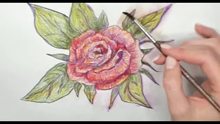 ART on TUESDAYS - Lesson 5, 2022 - how to draw a rose easy for kids