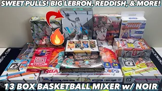 *SWEET PULLS! BIG LEBRON, REDDISH, & MORE!* 13 Box/Pack Basketball Mixer - Noir, Spectra FOTL, Optic