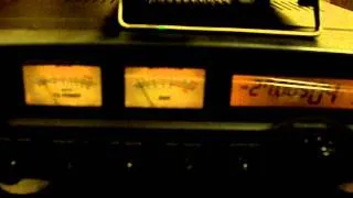My NORTHPOINT 40 SSB Channel Base Station CB Radio on late in the night