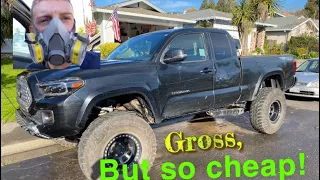 I bought the cheapest and most disgusting Tacoma (episode 1: a deep clean)