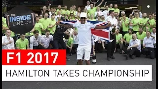 F1 NEWS 2017 - MERCEDES: HAMILTON TAKES CHAMPIONSHIP [THE INSIDE LINE TV SHOW]