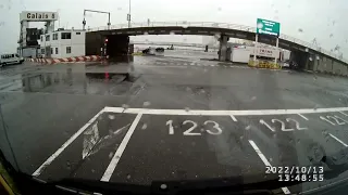 Ferry Crossing, Calais to Dover in a Truck.