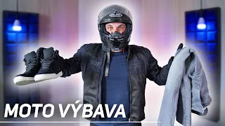 MOJE VÝBAVA NA MOTORKU