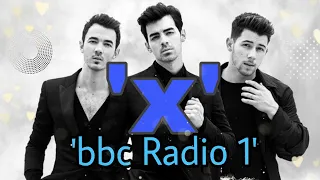 Jonas Brothers - X (Performing Live on bbc radio 1 2020 )