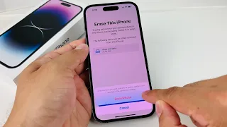 Factory Reset iPhone 14 Pro Erase Everything