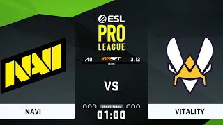 ГРАНД-ФИНАЛ. NAVI vs VITALITY  BO5 | ESL Pro League Season 14 by @LeniniwTv & @CEH999