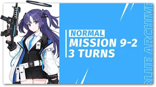 [ Blue Archive ] Mission 9-2 Normal 3 Turns