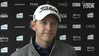 Joachim  B. Hansen Saturday English & Danish  Flash Interview 2020 Joburg Open - Round 3