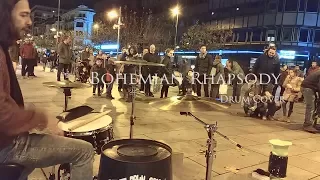 Bohemian Rhapsody (Queen) - Street Drum Session - Pamplona, Spain