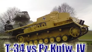 Т-34 vs Pz.Kpfw. IV в игре War Thunder. Обзор и сравнение двух средних танков.