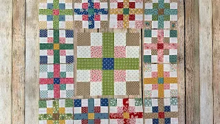 Sew Your Stash Series - #6 Home Town 5" Quilt Block - (10" bonus block too!)