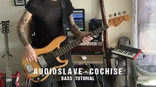 Audioslave - Cochise | Bass Tutorial | Cover | How To Play | Fender P Bass 1976