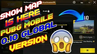 PUBG MOBILE SNOW MAP BETA | SNOW MAP BETA DOWNLOAD | SNOW MAP BETA IOS ANDROID | 0.10 BETA