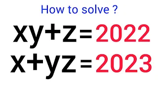 A nice olympiad algebra problem