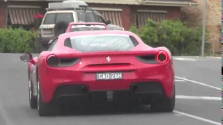 Ferrari 488 GTB Acceleration on road in Australia!!