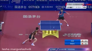 Zhang Chao vs Fan Zhendong (China Super League 2018)