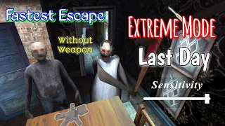 Granny 3 Extreme Full Gameplay In Last Day With Highest Sensitivity