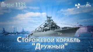 Сторожевой корабль «Дружный». Сталк с МШ.  Guard Ship «Druzhniy»