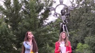 Открытие памятника Наде Рушевой.