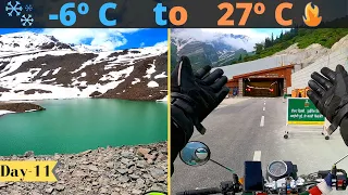 LADAKH RIDE 2021 I Sarchu- Kullu | Day-11| Honda Highness CB350 | Ladakh Trip