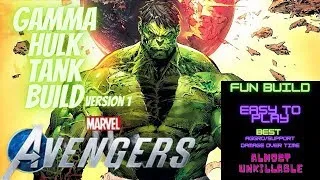 Marvel Avengers Game PS4   Gamma Hulk Build V.1 Near Unkillable Full Breakdown and Guide Repost