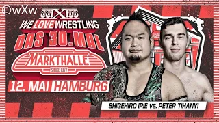 Shigehiro Irie v Peter Tihanyi / Singles Match / We Love Wrestling das 30. mal Markthalle / WWE 2K23