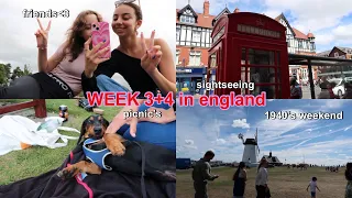 WEEK 3+4 IN ENGLAND VLOG | Leila Clare