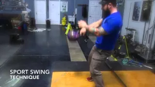 Kettlebell Sport Swing Technique with Joe Daniels Swing This Kettlebell