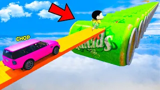 GTA 5: SHINCHAN AND PINCHAN 1000% IMPOSSIBLE COKE CAN CHALLENGE GTA 5! (GTA 5 mods)