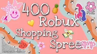 ~400 Robux shopping spree~🛍🛒||preppy|| first video :)