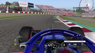 F1® 2018 Gameplay Japanese Grand Prix Brendon Hartley Toro Rosso