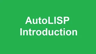 How to write AutoLISP programs