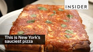 This is New York's sauciest pizza