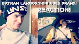 Batman Lamborghini Uber Prank! - Reaction!