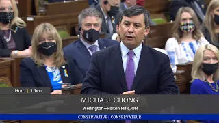 Michael Chong calls for the improvement of the Canadian military