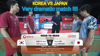 Seo Seung Jae/Kang Min Hyuk  vs  Takuro Hoki/Yugo Kobayashi | Malaysia masters 2023.