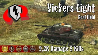Vickers Light 105  |  9,2K Damage 5 Kills  |  WoT Blitz Replays