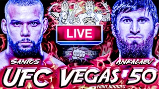 🔴UFC VEGAS 50: Thiago Santos vs Magomed Ankalaev + Marlon Moraes vs Yadong Song LIVE FIGHT REACTION!